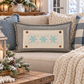 NEW! PANEL ONLY: RECTANGLE Winter; Blue, Chilly, Cold; SNOWFLAKES REC.