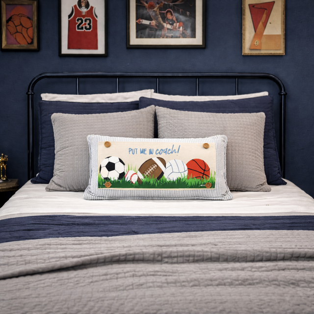 ALL SPORTS PANEL ONLY: RECTANGLE All Sports Superbowl Winter Spring Summer Fall Football Basketball, Baseball, Soccer, Volleyball Super Bowl Autumn; SPORTS PANEL