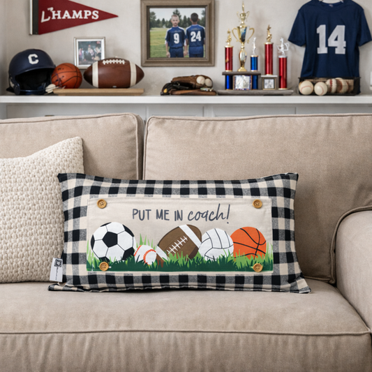 ALL SPORTS PANEL ONLY: RECTANGLE All Sports Superbowl Winter Spring Summer Fall Football Basketball, Baseball, Soccer, Volleyball Super Bowl Autumn; SPORTS PANEL