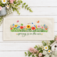 PANEL ONLY: RECTANGLE Spring, Summer, Floral, Garden Lover, Plants, Flowers; SPRING IS IN THE AIR