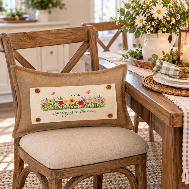 PANEL ONLY: RECTANGLE Spring, Summer, Floral, Garden Lover, Plants, Flowers; SPRING IS IN THE AIR