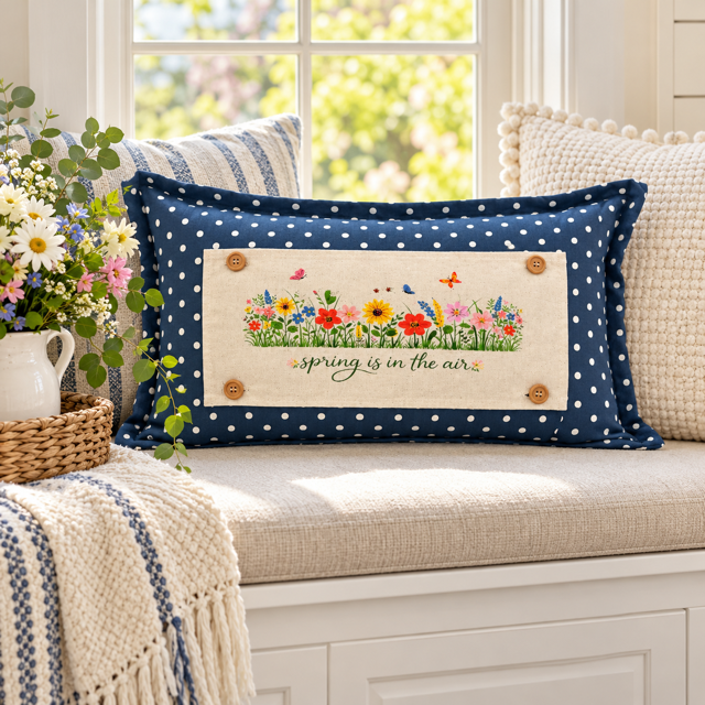 PANEL ONLY: RECTANGLE Spring, Summer, Floral, Garden Lover, Plants, Flowers; SPRING IS IN THE AIR