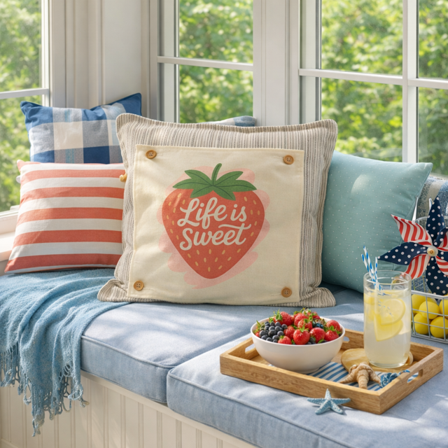 12 PANELS ONLY BUNDLE: SQUARE throw pillow Year of Panels Bundle SAVE!!!: SKI BENCH, V-DAY SUBWAY, LUCKY & BLESSED, PRESSED FLOWERS, STRAWBERRY ICECREAM, SUMMER TIME, LAND I LOVE, GOOD TO BE HOME, PUMPKIN PATCH, HOCUS POCUS, ACORN BRANCH, CANDY CANE