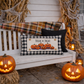 PANEL ONLY: RECTANGLE Halloween October Pumpkins Fall Autumn Jack-o-Lanterns; TRICK OR TREAT