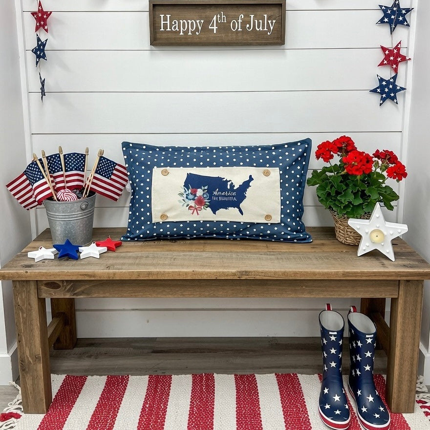 Bundle Deal: Summer Bundle (4 pack) SAVE!!!:HELLO CHERRY, OLD GLORY, USA MAP, HOME SWEET HOME