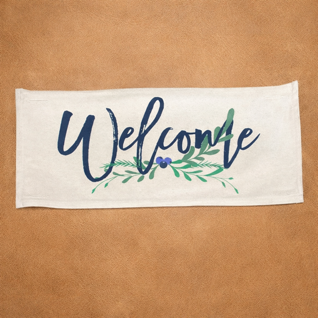 PANEL ONLY: RECTANGLE  Neutral Panel: Entry, Garden, Neutral; OLD WELCOME