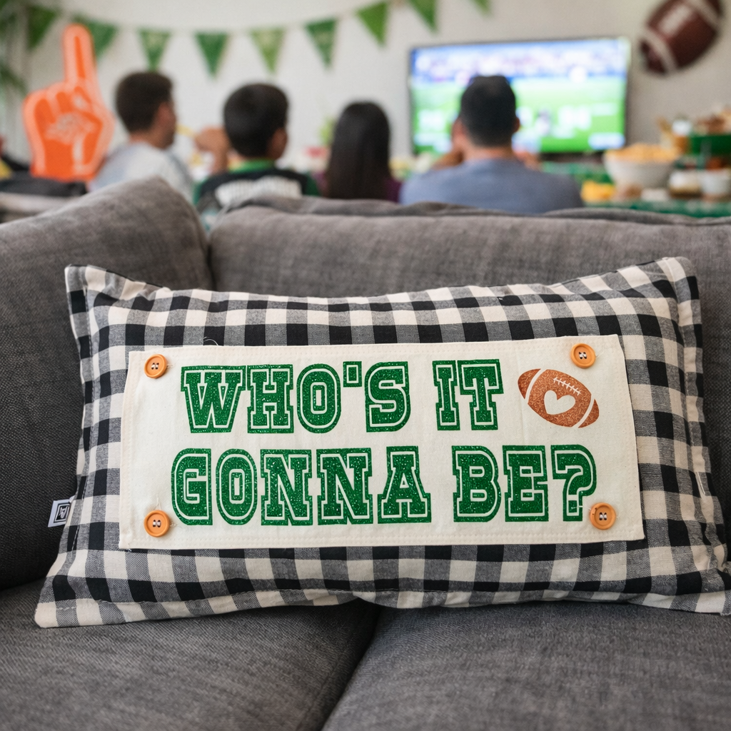 GLITTER PANEL ONLY: SQUARE  Play Ball Football Baseball Softball SUPERBOWL Special Events Panel: TEAM NAME SUPERBOWL PARTY Winter Spring Summer Fall Football Team Autumn; Sports Glitter Football WHO'S IT GONNA BE