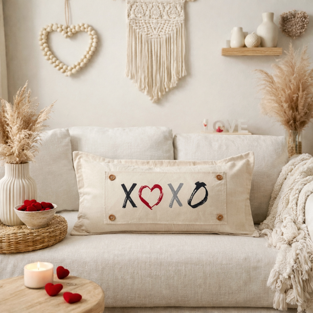 PANEL ONLY:  RECTANGLE 
Holiday Panel: Valentines, Winter, Love, Hugs, Kisses, Passion, Red, Wife Husband, Boyfriend, Girlfriend, Spouse, Kids, Vintage, Farmhouse, Heart; XOXO