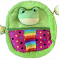 Little Miss Frog backpack Purse Bag with straps