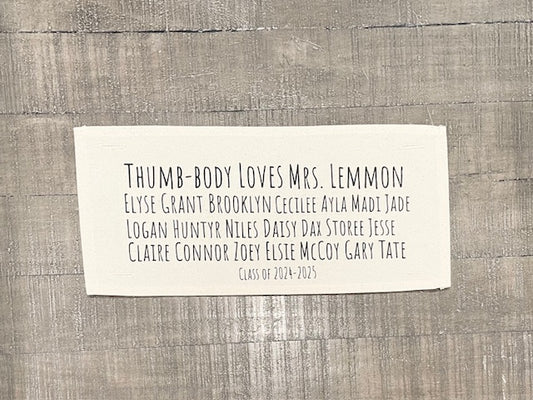 Custom Pane: Teacher Appreciation RECTANGLE CUSTOM PANEL