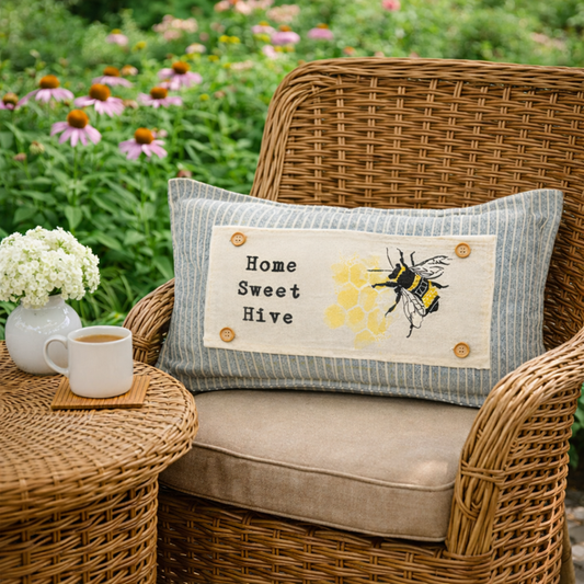 Seasonal Panel: Boho Beehive Happy Mother's Day Summer, Spring; 1 BEE HOME SWEET HIVE