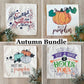NEW!  Bundle Deal: Square Autumn Bundle (4 pack) SAVE!!!: SPACIOUS SKIES, HELLO PUMPKIN, MEET ME IN THE PUMPKIN PATCH, HOCUS POCUS
