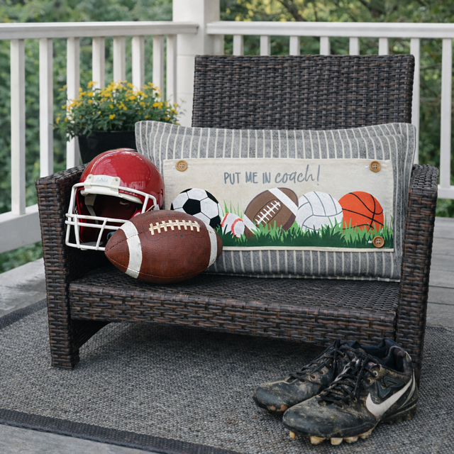 ALL SPORTS PANEL ONLY: RECTANGLE All Sports Superbowl Winter Spring Summer Fall Football Basketball, Baseball, Soccer, Volleyball Super Bowl Autumn; SPORTS PANEL