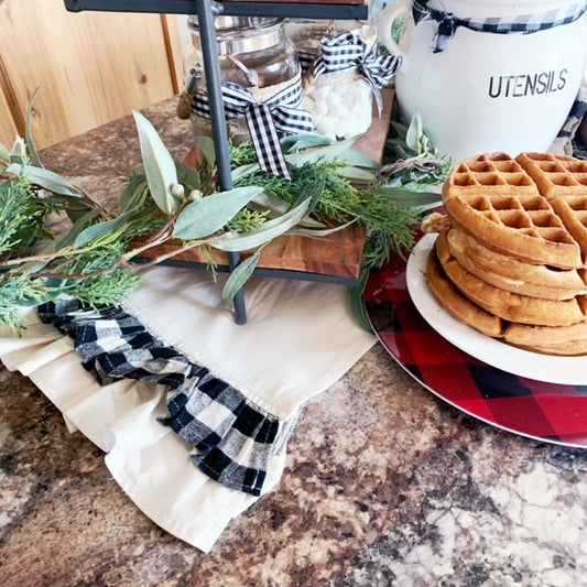 RUNNER ONLY: BUFFALO CHECK RUNNER  or  FARM CHARCOAL STRIPES RUNNER