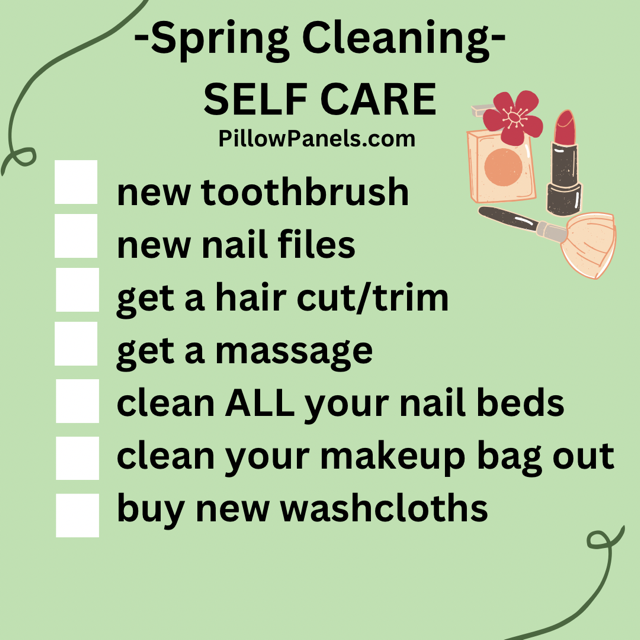 FREEBIE Tip Card:  SPRING CLEANING: SELF CARE