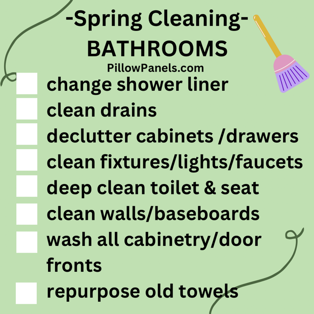 FREEBIE Tip Card:  SPRING CLEANING: BATHROOM