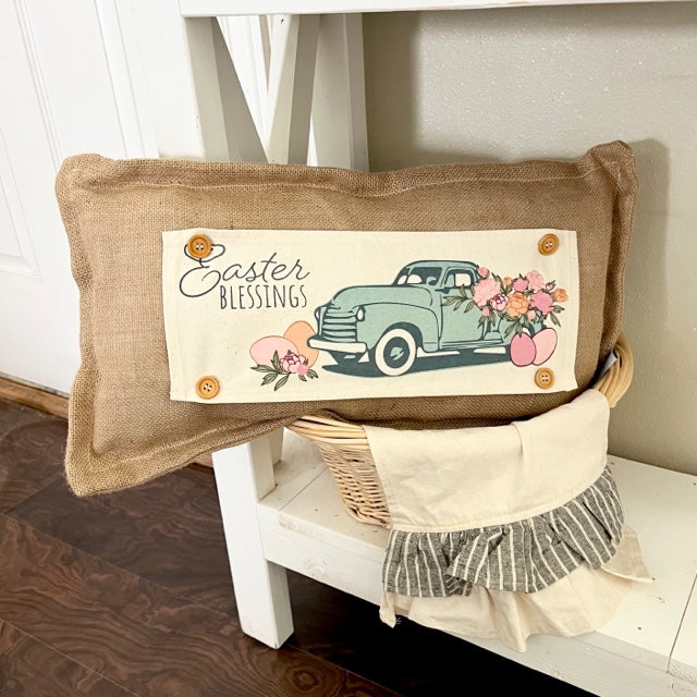 Holiday Panel: Spring;  Father's Day Dad Easter Vintage Truck