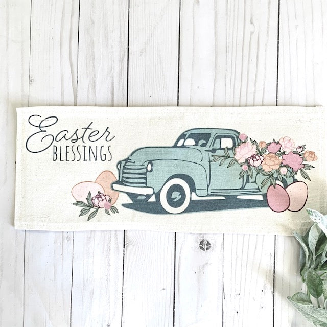 Holiday Panel: Spring;  Father's Day Dad Easter Vintage Truck
